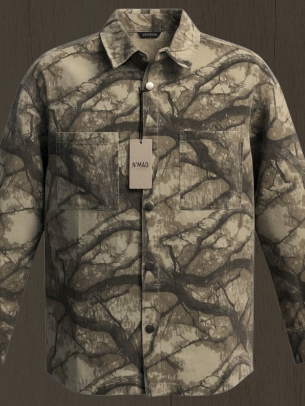 Tree Camo OG Canvas Shirt Jacket. Sage Char NOMAD by Craft & Flow.Men’s XL .NWT.